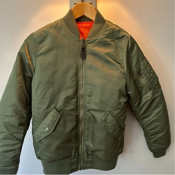 Alpha Industries MA-1 BOMBER JACKET Y - Picture 2 of 7